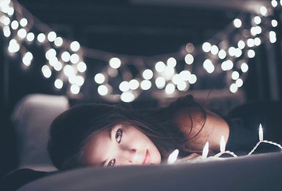 20 Ideas para tomar fotos únicas con luces de navidad 10